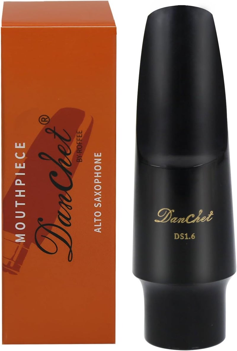 Danchet Beginner Premium Acrylic Alto Saxophone Mouthpiece 4C 1.60mm,High-Performance and Durable for Exceptional Sound,Standard Series - Image 1